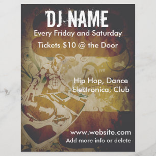 Grunge DJ Flyer