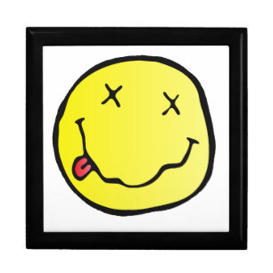 grunge emoji gift box