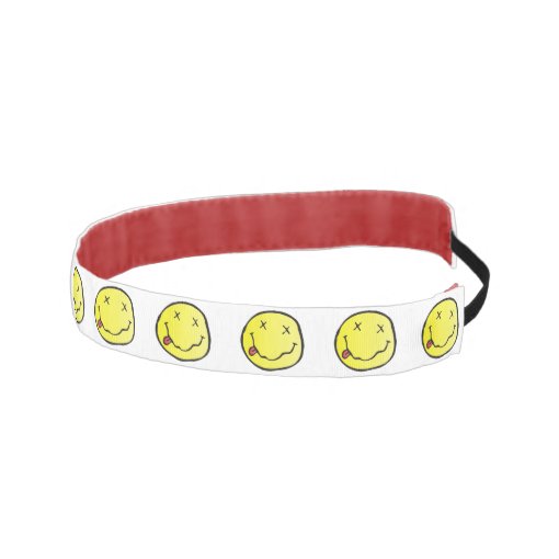 grunge emoji headband Zazzle