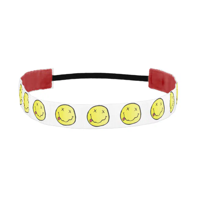 grunge emoji headband Zazzle