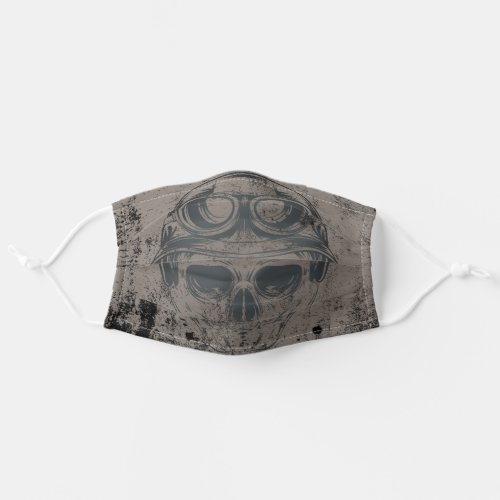 Grunge Face Skull Adult Cloth Face Mask
