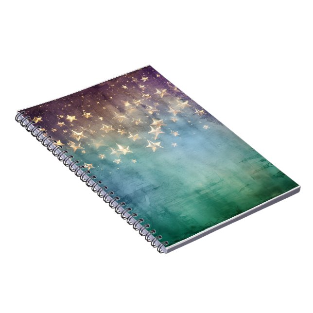 Grunge Fantasy Star Notebook (Right Side)