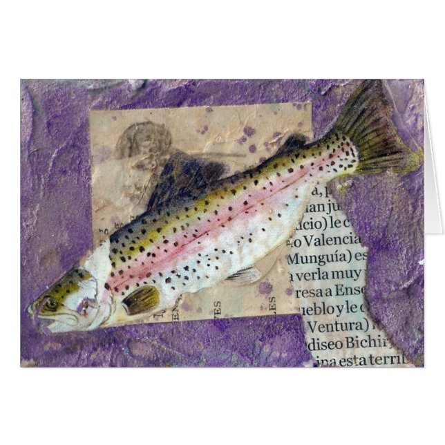Grunge Fish Cards (Front Horizontal)