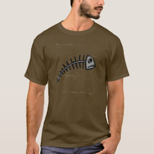 grunge fishbone T-Shirt
