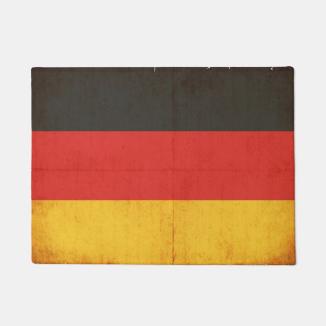 Grunge Flag Of Germany Doormat (Front)