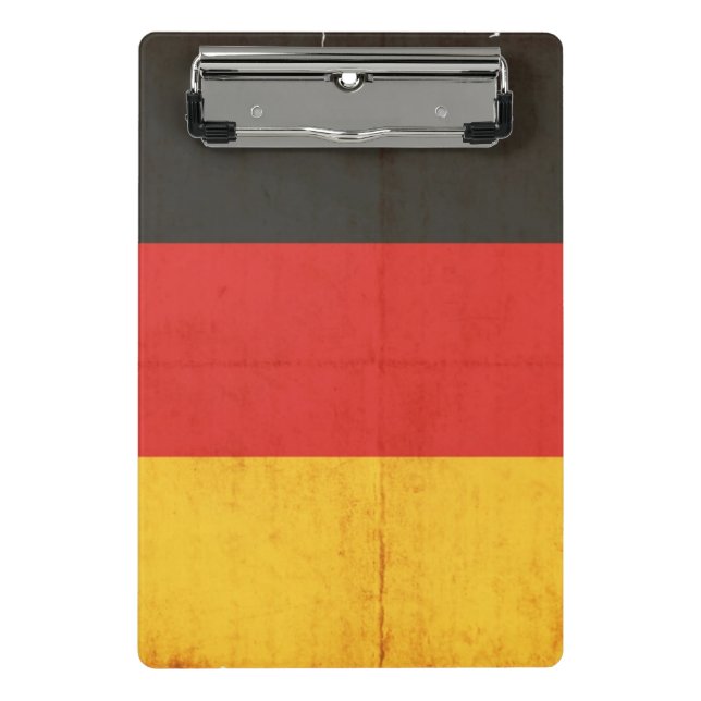 Grunge Flag Of Germany Mini Clipboard (Front)