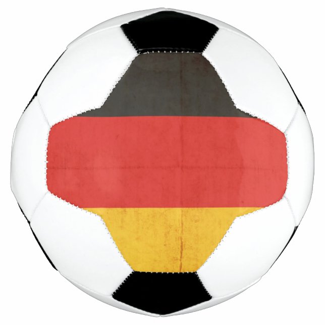 Grunge Flag Of Germany Soccer Ball (Front)