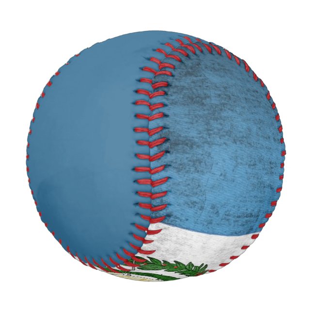 Grunge Flag Of Guatemala Baseball (Angled)