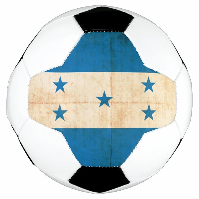 Grunge Flag Of Honduras Soccer Ball (Front)