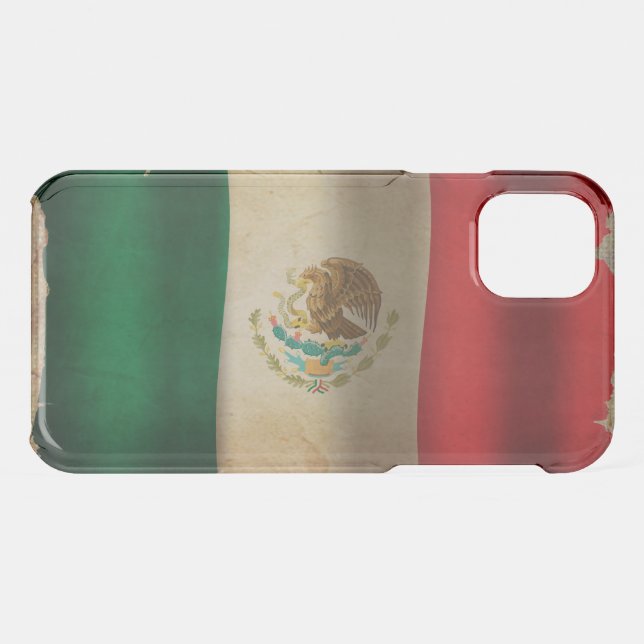 Grunge Flag of Mexico Uncommon iPhone Case (Back (Horizontal))