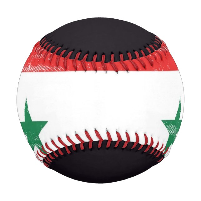 Grunge Flag of Syria. Baseball (Front)