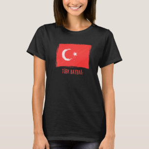 Grunge Flag Of The Republic Of Turkey Turkish Lang T-Shirt