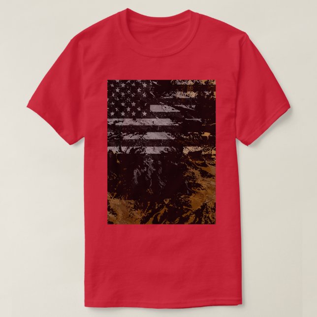 grunge flag  T-Shirt (Design Front)