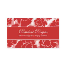 Grunge Floral Decadence Business Card