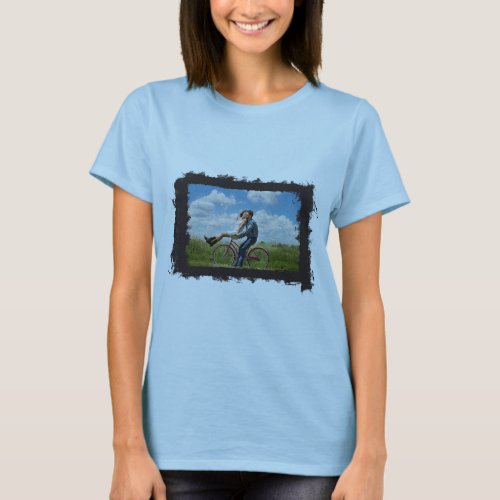 Grunge Frame Create Your Own Fab Photo T_Shirt