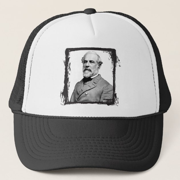Grunge Frame General Robert E. Lee USA 