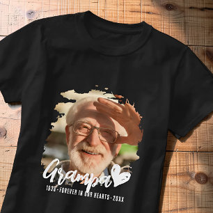 Grunge Funeral Forever in our Hearts Photo T-Shirt