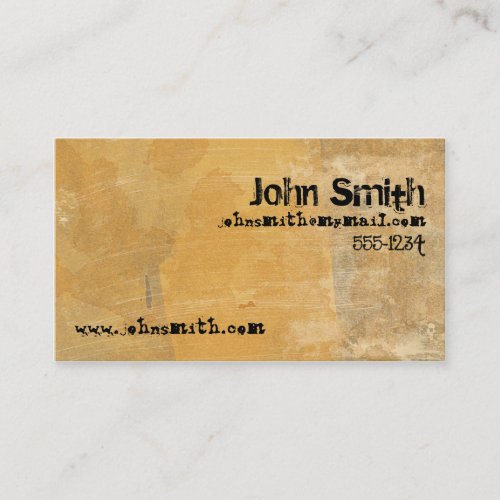 Grunge Gold Business Card Templates