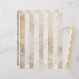 Grunge Gold Stripe Scrapbook Paper