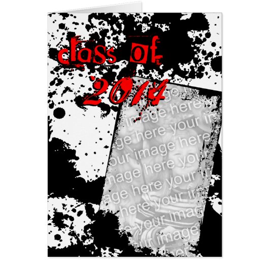 grunge grad class of 2014 cards (Front)