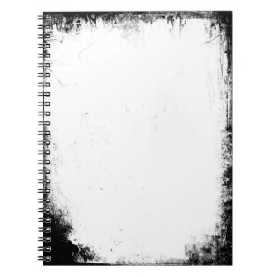 Grunge grungy distressed photo notebook