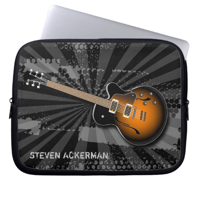 Grunge Guitar Burst Electronics Sleeve (Front)