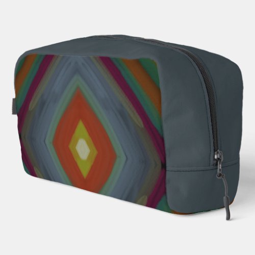 Grunge Hand Drawn Diamond Pattern  Dopp Kit