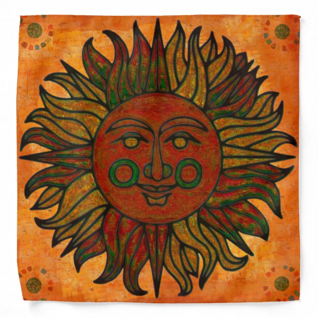 Grunge Harvest New Age Sun Bandana (Front)