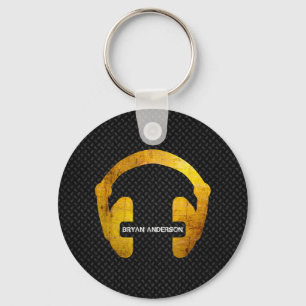Grunge Headphone Keychain