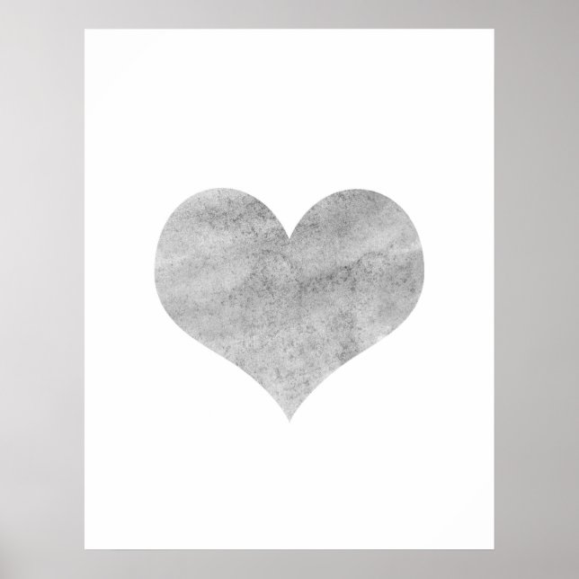 'Grunge Heart'  Poster - Wall Decor (Front)