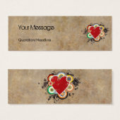 Grunge Heart with Rings (Front & Back)