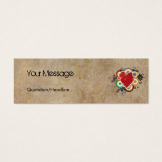 Grunge Heart with Rings