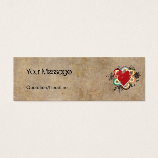 Grunge Heart with Rings (Front)