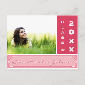 Grunge Hearts Class of Graduation Invitations