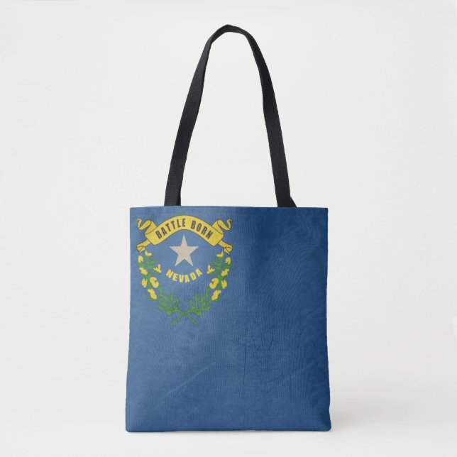 Grunge illustration of Nevada state flag Tote Bag (Front)