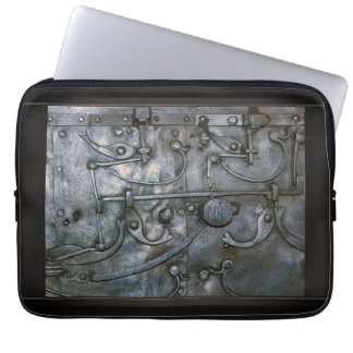 Grunge Iron Heavy Metal Laptop Sleeve