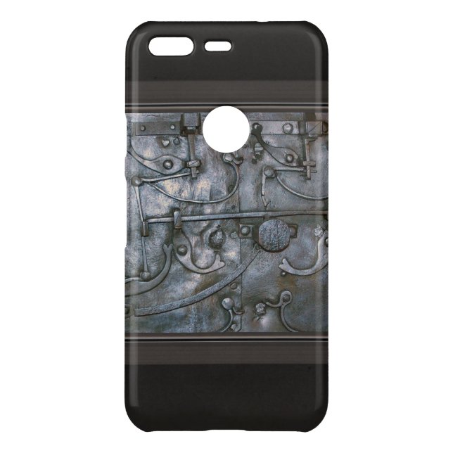 Grunge Iron Heavy Metal Uncommon Google Pixel Case (Back)