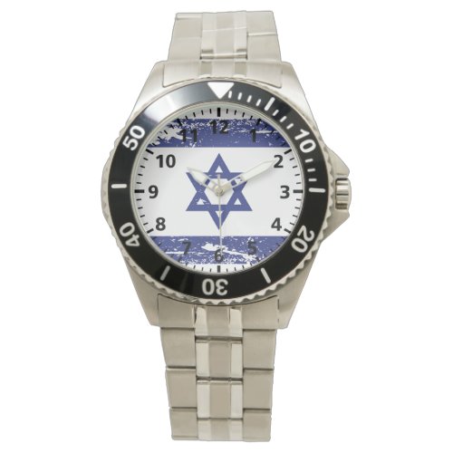 Grunge Israel Flag Watch