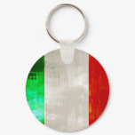 Grunge Italy flag for Italians of Italia - forza Keychain