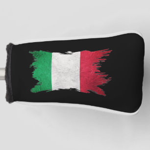 Grunge Italy flag, Italian flag, Brush stroke Golf Head Cover