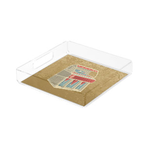 Grunge Jukebox Acrylic Tray