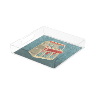 Grunge Jukebox Acrylic Tray