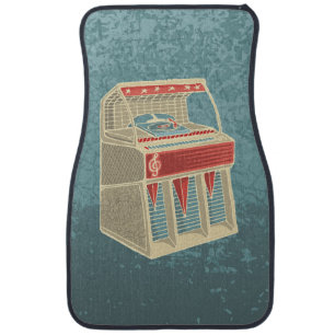 Grunge Jukebox Car Mat