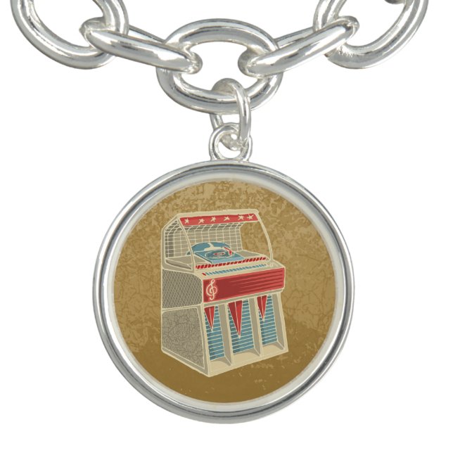 Grunge Jukebox Charm Bracelet (Design)