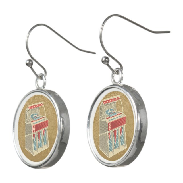 Grunge Jukebox Earrings (Angled)