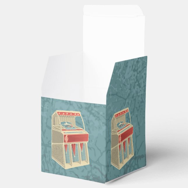 Grunge Jukebox Favor Boxes (Opened)