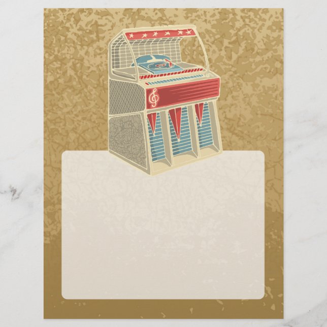 Grunge Jukebox Flyer (Back)