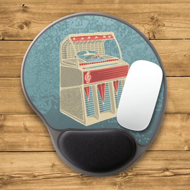 Grunge Jukebox Gel Mouse Pad (Creator Uploaded)