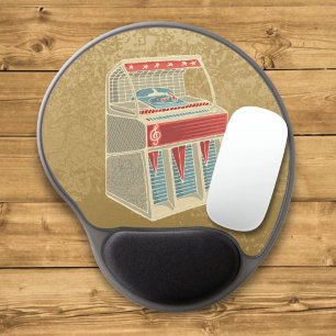 Grunge Jukebox Gel Mouse Pad