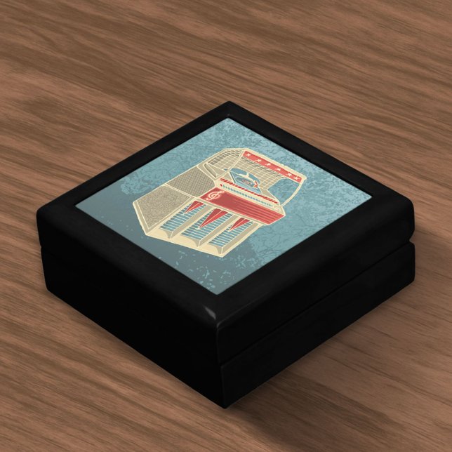 Grunge Jukebox Keepsake Box (Creator Uploaded)